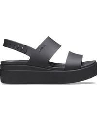 Crocs™ - Brooklyn Buckle Low Wedge Shoes 1 - Lyst