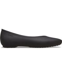 Crocs™ - On The Clock Work Flat - Lyst