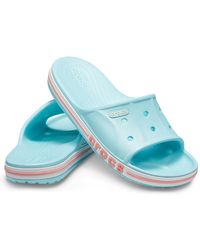 melon ice blue crocs