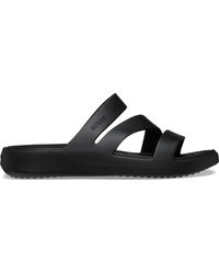 Crocs™ - | damen | getaway strappy | sandalen | schwarz | 36 - Lyst