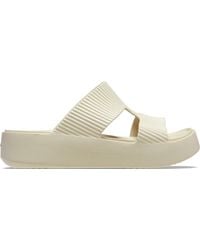 Crocs™ - | damen | getaway groove platform h-strap | sandalen | neutrals | 34 - Lyst