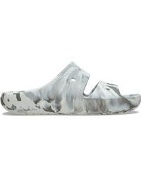 Crocs™ - Classic Marbled Sandal V2; Moonlight/Multi - Lyst