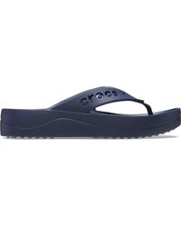 Crocs™ - | damen | baya platform | flips | blau | 36 - Lyst