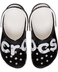 Crocs™ - | unisex | classic high shine logo | clogs | schwarz | 36 - Lyst