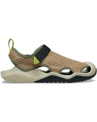Crocs™ - Swiftwater Mesh Deck Sandal; Sepia - Lyst