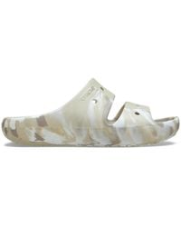 Crocs™ - Classic Marbled Sandal V2; Bone Multi - Lyst