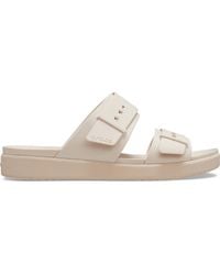 Crocs™ - Brooklyn Buckle Low Low Sandales Femmes Sandstone - Lyst