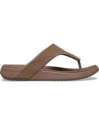Crocs™ - Getaway Triangle Flip Flops - Lyst