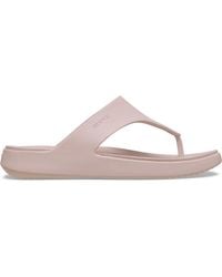 Crocs™ - Getaway Triangle Flip Flops - Lyst