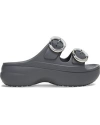 Crocs™ - Saturday Platform Dipped Buckle Sandal - Lyst