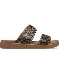 Crocs™ - Brooklyn Buckle Low Low Animal Sandal - Lyst