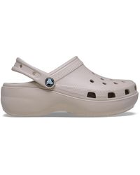 Crocs™ - | damen | classic platform | clogs | neutrals | 34 - Lyst