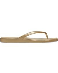 Crocs™ - Miami Metallic Flip - Lyst