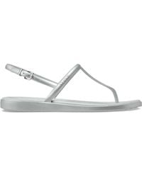 Crocs™ - Miami Metallic Thong Flip - Lyst