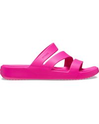 Crocs™ - | damen | getaway strappy | sandalen | pink | 34 - Lyst