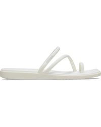 Crocs™ - Miami Toe Loop Sandal; Chalk - Lyst