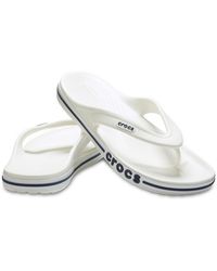 NEW Crocs Bayaband Sporty Black & White Flip Flop UNISEX (Women's 9, Men's 7) | eBay | Black 