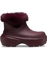 Crocs™ - | unisex | stomp lined boot | stiefel | braun | 38 - Lyst