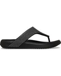 Crocs™ - Getaway Triangle Flip Flops - Lyst
