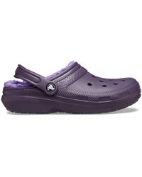 Crocs™ - Classic Lined Warm and Fuzzy Slippers Clog - Lyst