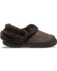 Crocs™ - | unisex | classic unfurgettable vegan suede | clogs | braun | 45 - Lyst