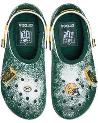 Crocs™ - Nfl Bay Packers Classic Lined Clog - Lyst