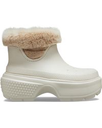 Crocs™ - | unisex | stomp lined boot | stiefel | weiß | 37 - Lyst