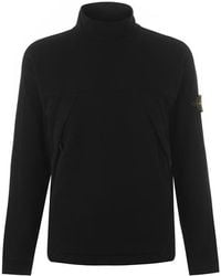 stone island smock funnel sweatshirt