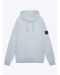 stone island badge hooded sweatshirt