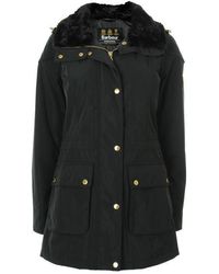 barbour international garrison hooded jacket
