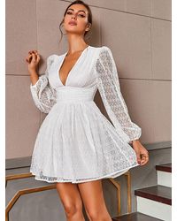 White Dresses for Women | Lyst