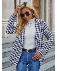 Houndstooth Blazers for Women - Up to 