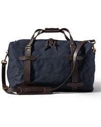Filson Medium Rugged Twill Duffle Navy - Blue