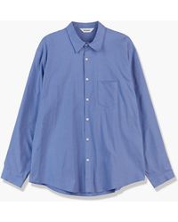 Digawel Generic Pin Ox Shirt Sax - Blue