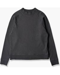 Margaret Howell Mhl. Sweatshirt Dry Loopback Jersey Slate - Grey