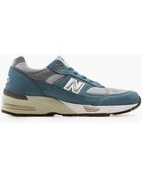 New Balance Suede M991 Gl Light Grey/beige "made In Uk" in Beige, Grey