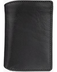 Nudie Jeans Mark Wallet Saddle Leather Black