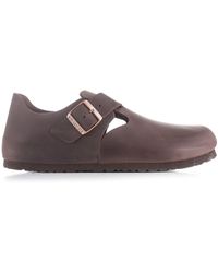 Birkenstock London Oiled Leather Habana - Brown