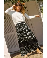 CUPSHE - Uitgekozen Maxi-Rok Met Bloemenprint Voor Jou - Lyst
