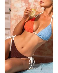 CUPSHE - De Beste Dag Bikini Set Met Kleurblokken - Lyst