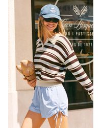 CUPSHE - Varsity Gestreepte Trui - Lyst
