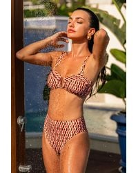 CUPSHE - Mijn Love Geo Bikini Set - Lyst