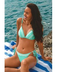 CUPSHE - Te Veel Plezier! Blauwe Bikini Set - Lyst