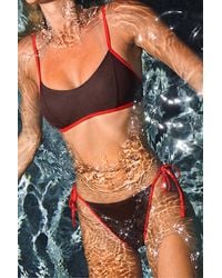 CUPSHE - Just Between Us Bruine Bikini Set - Lyst