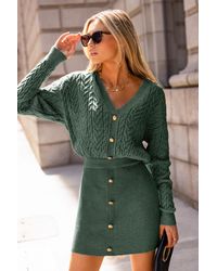 CUPSHE - Vestido Suéter Ella Es El Momento - Lyst