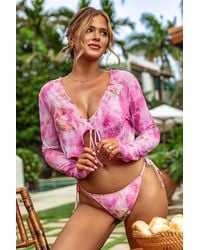 CUPSHE - X Jojo South Beach Plans 3-Delige Bikiniset - Lyst