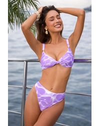 CUPSHE - Conjunto De Bikini Para Piscina Con Diseño De Postal De Escapada - Lyst