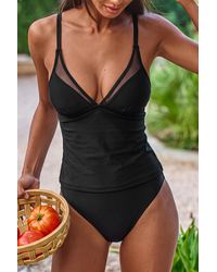 CUPSHE - Conjunto De Tankini Natural Talent - Lyst