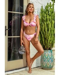 CUPSHE - X Jojo South Beach Plannen Bikini Set - Lyst