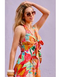CUPSHE - Top Floral De Floración Natural - Lyst